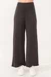 Wasabi + Mint Modal Pants In Black In Black