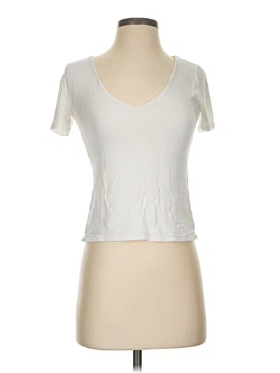 Pre-owned Wasabi + Mint Short Sleeve T-shirt In Ivory