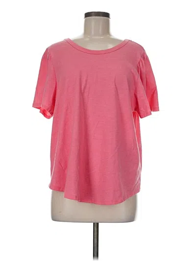 Pre-owned Wasabi + Mint Short Sleeve T-shirt In Pink