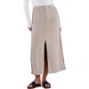 Wash Lab Denim Braided Denim Maxi Skirt In Cool Clay