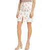 Wash Lab Denim Button Fly Skirt