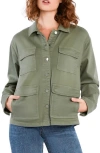 Wash Lab Denim Denim Rider Jacket In Olive