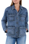 Wash Lab Denim Denim Rider Jacket In Turf Blue