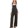 Wash Lab Denim Harriet Denim Overalls In Brown Denim