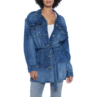 Wash Lab Denim Judo Belted Denim Jacket