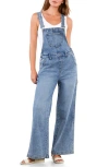 Wash Lab Denim Lucky Denim Overalls In Blue