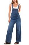 Wash Lab Denim Lucky Denim Overalls In Blue