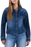 Wash Lab Denim Retro Denim Jacket In Classic Blue