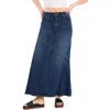 Wash Lab Denim Seamed Denim Maxi Skirt