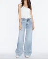 WASH LAB TOMMIE RELAXED WIDE LEG JEANS IN RYN BLUE
