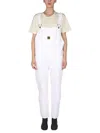Washington Dee Cee Denim Overalls In White