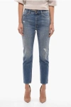 Washington Dee Cee Frayed Hem Cropped Jeans 16cm