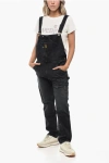 Washington Dee Cee Washington Dee-cee Woman Overalls Black Size 28 Polyester, Virgin Wool