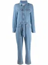 Washington Dee Cee Washington Dee-cee Woman Denim Shirt Blue Size Xs Cotton In Sky Blue