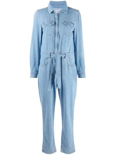 WASHINGTON DEE CEE STRAIGHT-LEG DENIM JUMPSUIT