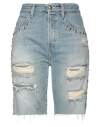 Washington Dee Cee Washington Dee-cee Woman Denim Shorts Blue Size 29 Cotton In Blue