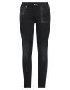 Washington Dee Cee Washington Dee-cee Woman Jeans Black Size 30 Organic Cotton, Recycled Elastane In Black