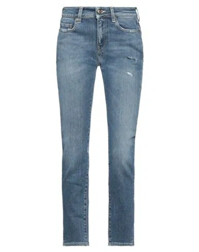 Washington Dee Cee Washington Dee-cee Woman Jeans Blue Size 30 Organic Cotton, Recycled Elastane