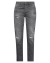 Washington Dee Cee Washington Dee-cee Woman Denim Pants Steel Grey Size 29 Cotton In Grey