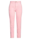 Washington Dee Cee Washington Dee-cee Woman Denim Pants Pink Size 27 Cotton In Pink