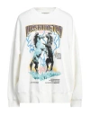 Washington Dee Cee Washington Dee-cee Woman Sweatshirt White Size L Cotton In White