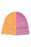Waste Yarn Project Yaya Colorblock One Of A Kind Beanie In Multi