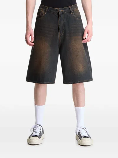 Wasted Casper Faded Shorts In 黑色