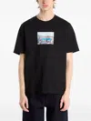 Wasted Elevation Graphic-print T-shirt In Black