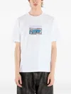 Wasted Elevation Graphic-print T-shirt In White
