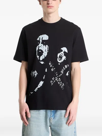 Wasted M Wrath Graphic-print T-shirt In Black