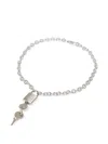 Wasted Nevermind Padlock Necklace In Pattern