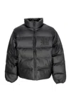 Wasted Paris Jacket Men Kingdom Curve Puffer Jacket Black In Black