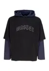 Wasted Paris Long Sleeve Shirt Legacy Hoodie Age Faded Black/faded Blue In Multi