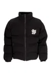 Wasted Paris Men's Jacket Lethal Nylon Puffer Jacket Black In Black