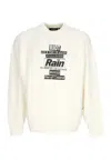 Wasted Paris Men's Rain Cable Sweater Crewneck Off White In Off White