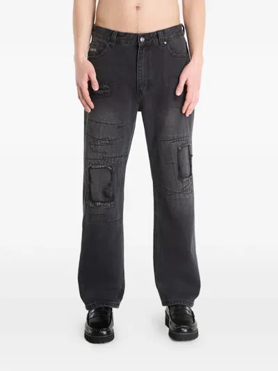Wasted Ripped Manc Jeans In Black