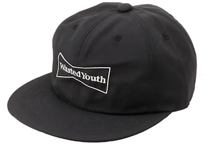 Pre-owned Wasted Youth Logo Cap In Black
