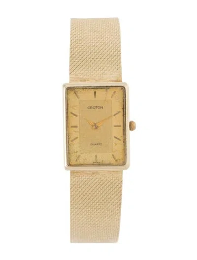 Pre-owned Watch Croton Classic , 22mm In Multi