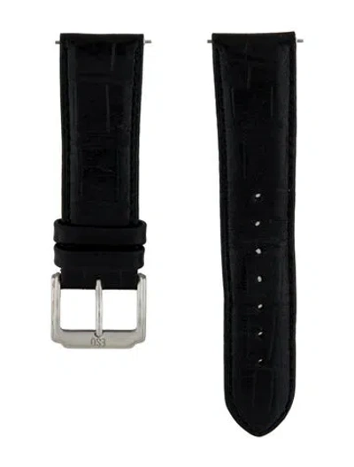 Pre-owned Watch Esq 19mm  Strap In Black