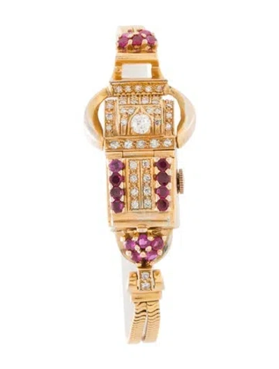 Pre-owned Watch Pearl Vintage Cocktail , 22mm In Multi