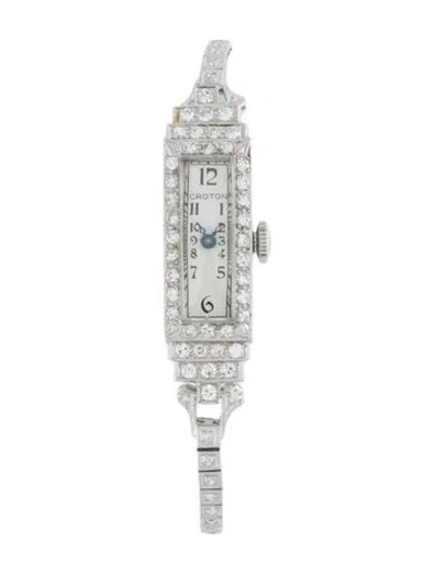 Pre-owned Watch Vintage Croton , 10mm In Multi