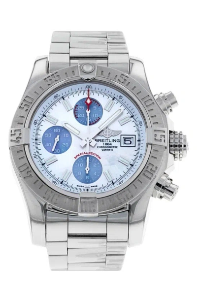 Watchfinder & Co. Breitling  2017 Avenger Ii A13381 Automatic Chronograph Bracelet Watch, 43 In Silver