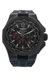 Watchfinder & Co. Breitling  2019 Bentley Gmt Rubber Strap Automatic Watch, 49mm In Black