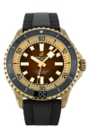 WATCHFINDER & CO. BREITLING PREOWNED SUPEROCEAN AUTOMATIC 44 N17376 RUBBER STRAP WATCH, 44MM