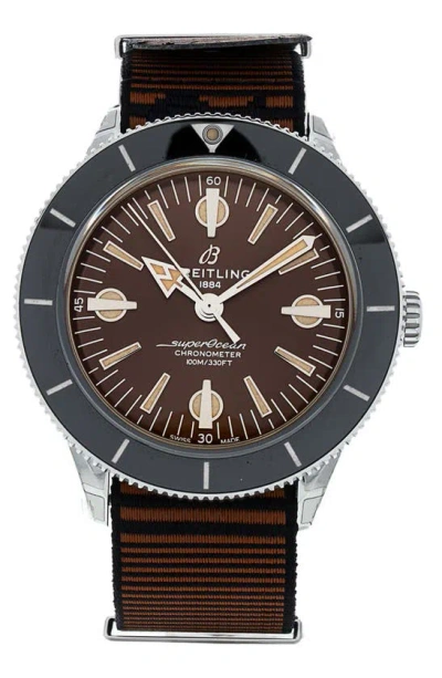 Watchfinder & Co. Breitling  Superocean Heritage 57 Fabric Strap Watch, 42mm In Bronze