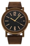 Watchfinder & Co. Bvlgari  Solotempo Leather Strap Watch, 41mm In Black/brown