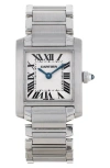 WATCHFINDER & CO. CARTIER PREOWNED TANK FRANCAISE BRACELET WATCH, 20MM