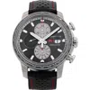 Watchfinder & Co. Chopard  2021 Mille Miglia Leather Strap Chronograph Watch, 44mm In Silver