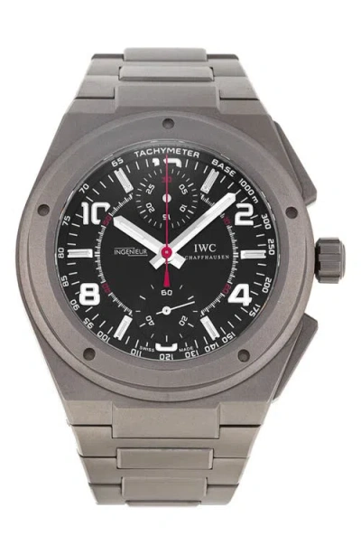 Watchfinder & Co. Iwc  2009 Ingenieur Automatic Bracelet Watch, 42.5mm In Black