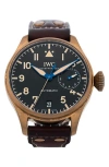 Watchfinder & Co. Iwc  Big Pilots Leather Strap Watch, 46.2mm